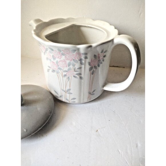 Vintage Sadler Made In England Rose Pattern 4 Cup Teapot 1950's - Picture 11 of 12